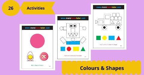 Colors & Shape Flash Cards