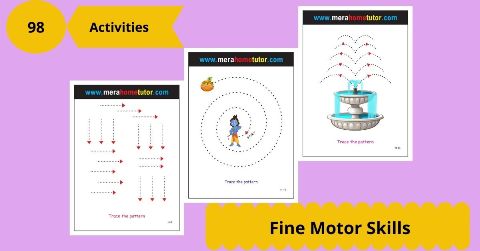 Fine Motors Skills  Activity Flash Cards 