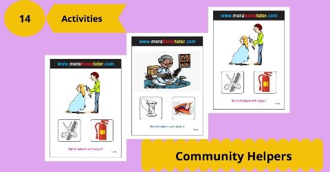 Comunity Helpers Flash Cards Activity Flash Cards