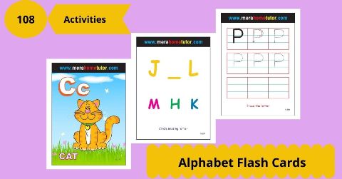 Alphabet Flashcards Activity Flash Cards